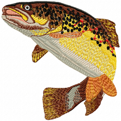 Fishes Embroidery Design 6